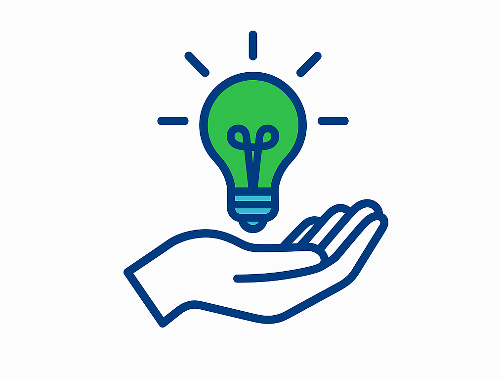 Empower Empower symbool – mensen die samenwerken en eigenaarschap tonen